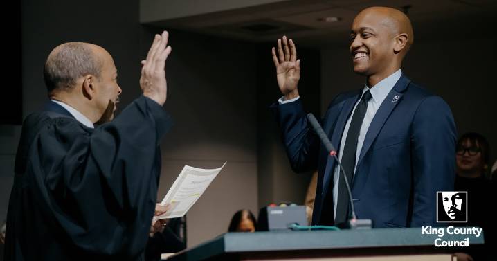 Girmay Zahilay sworn into office as the seventh elected King County Executive