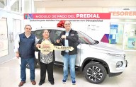 Entregan premios a ganadores de sorteo