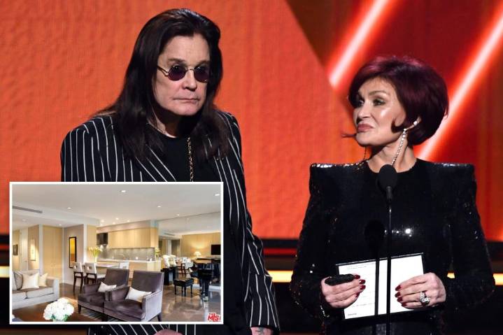 Ozzy and Sharon Osbourne’s $2.4M L.A. condo hits the market months after rocker's death