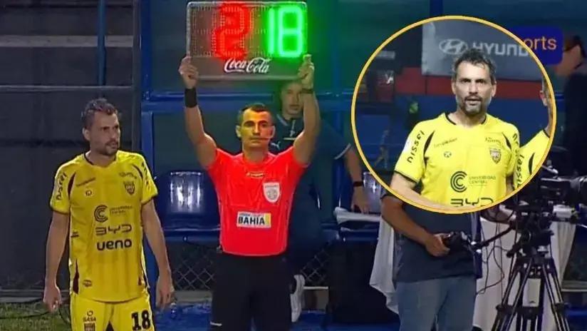 Polémica en el fútbol paraguayo: con casi 52 años, el presidente del Recoleta FC entró a jugar en partido oficial