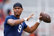 Former George County star Deuce Knight ties school record in first