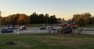 Police, fire on scene of 2-vehicle rollover crash on U.S. 36