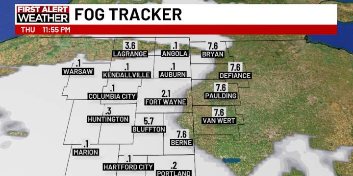 First Alert Forecast: Foggy Friday morning likely, tracking a little weekend sunshine