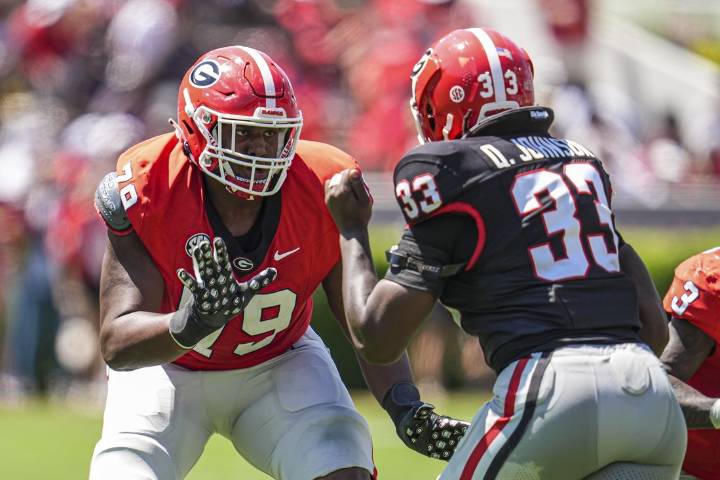 Deadspin | Georgia dismisses OL accused of fleeing police; up to 14 charges pending