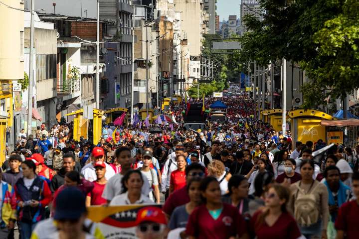 El chavismo se moviliza para reivindicarse frente a las amenazas de Estados Unidos