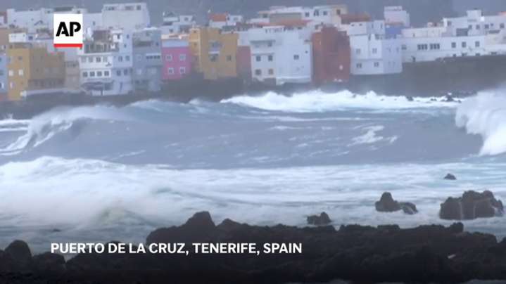 3 dead and 15 injured in tidal surge on Spain's Canary Islands