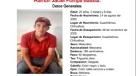 Buscan a Ramón Jaciel Pompa Batista; fue visto por última vez el 6 de noviembre