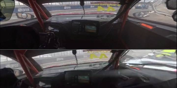 Espeluznante accidente en Brasil que dejó a dos pilotos hospitalizados: la cámara on board que mostró el incendio que se desató