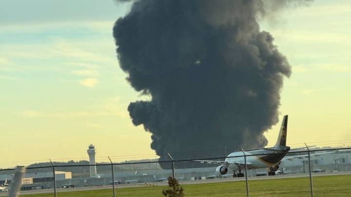 12 dead after engine fell off UPS plane that crashed and exploded in Kentucky