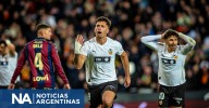 Con Lucas Beltrán de titular, el Valencia se llevó un gran triunfo en LaLiga