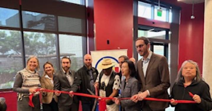 Ribbon cutting for a low-income senior housing development