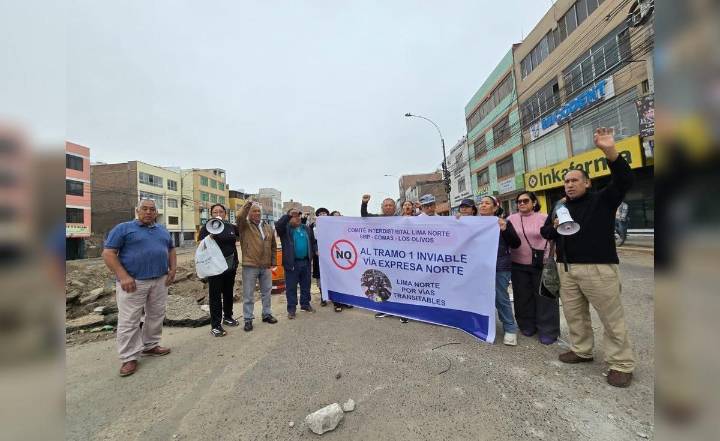 Vecinos rechazan la Vía Expresa Norte por tramo que reduce avenidas