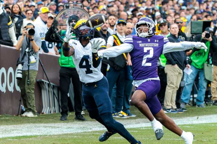 Observations: Michigan has a new No. 1 receiver, but miscues still a concern