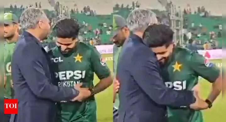 Amid Asia Cup trophy controversy, Mohsin Naqvi's hug for emotional Babar Azam goes viral