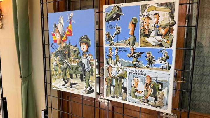 La vida en la Infantería de Toledo a través de viñetas