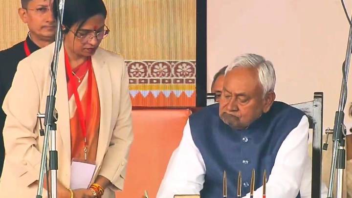 With 10th swearing-in, Nitish Kumar joins India’s longest