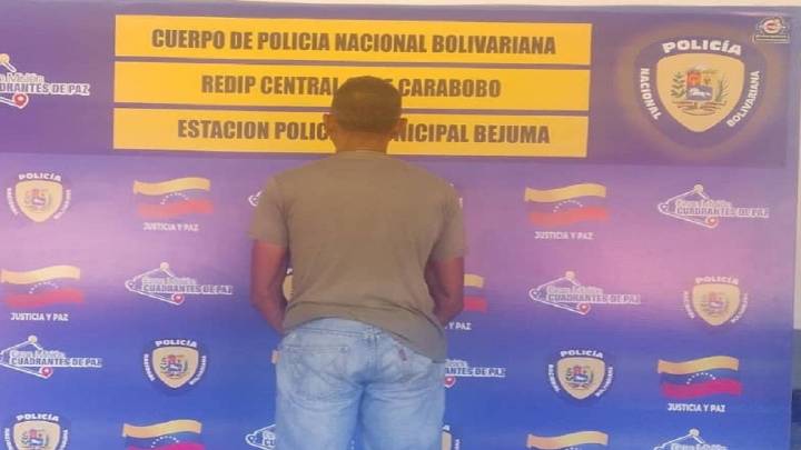 PNB captura a un hombre en Bejuma solicitado en Caracas por violencia de género