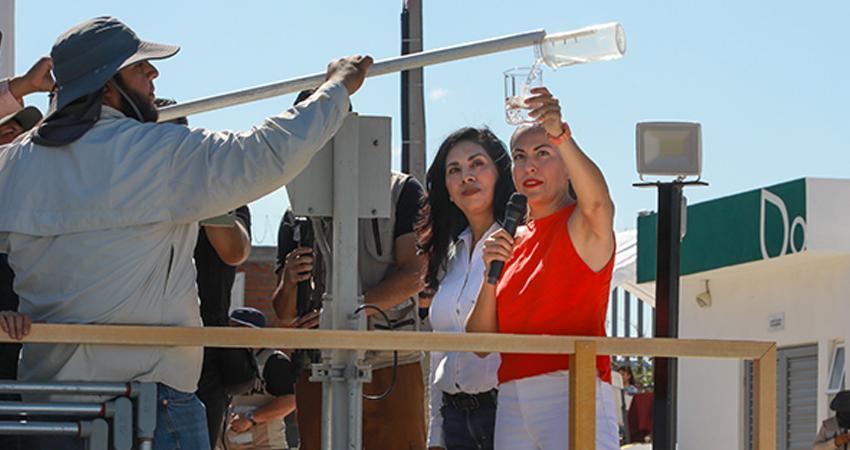 Certifica COFEPRIS agua limpia de la potabilizadora “La Buena Mujer”; inicia su distribución en la red