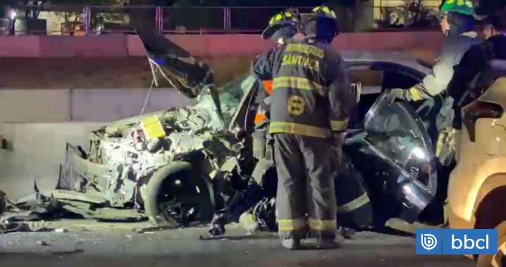 Conductor ingresa contra el tránsito en la Ruta 5 y genera accidente frontal: hay tres lesionados