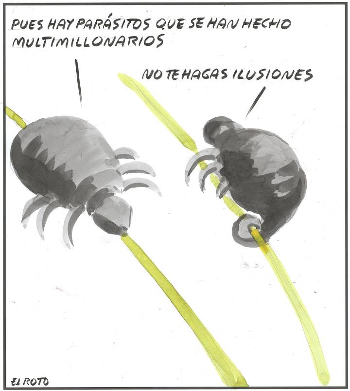 El Roto: parásitos multimillonarios