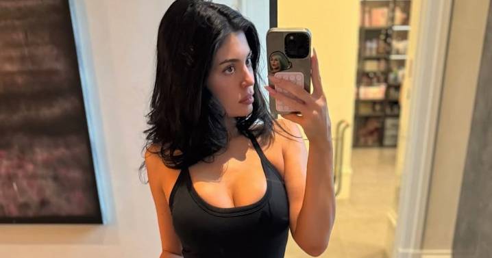 Kylie Jenner in Black Tank Top Is Must See