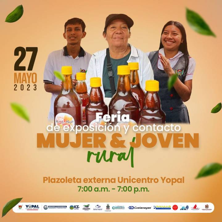 Este sábado se realizará la Feria de Exposición y Contacto: Mujer y Joven Rural
