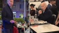 VIDEO: Captan a Joe Biden confundido, "encorvado y sin apenas tocar la comida" durante una cena