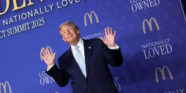Trump tells Americans the economy is better than ever at McDonald’s summit: ‘This is also the golden age’