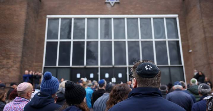 Police probing synagogue terror attack arrest man at Manchester Airport