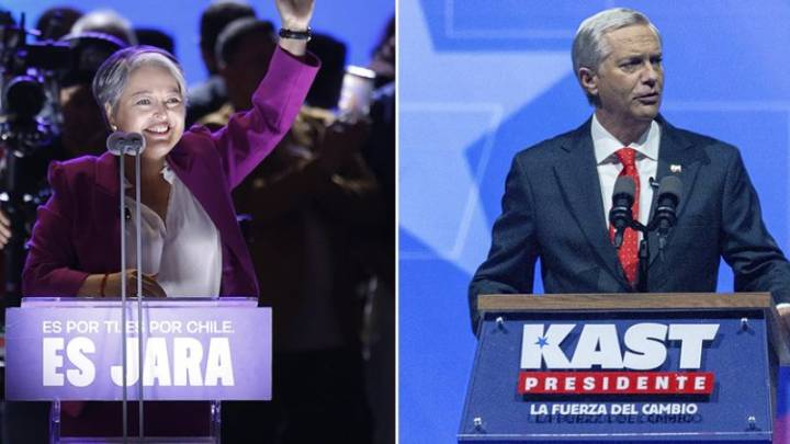 Chile: Jeannette Jara y José Antonio Kast se enfrentarán en segunda vuelta presidencial