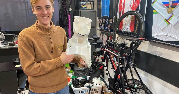 After scary fall, Olympian Mattern is back on his bike