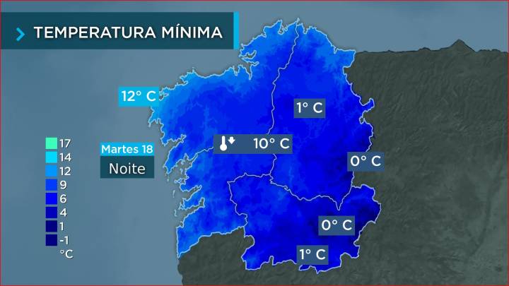 A friaxe irá a máis e a cota de neve descendendo