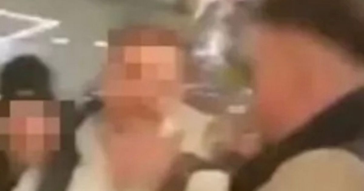 Fight brings Manchester Christmas markets to standstill as revellers watch on