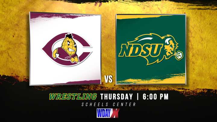 Live at 6 p.m.: NDSU wrestling vs. the Concordia Cobbers