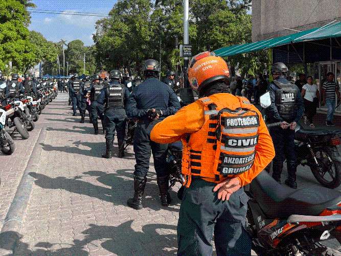 Despliegan 200 funcionarios para el plan de seguridad en el municipio Simón Bolívar (+Fotos)