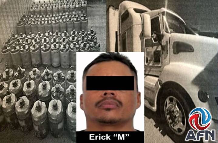 Vinculan a proceso a trailero que llevaba 119 garrafones con metanfetamina líquida