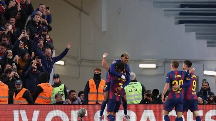 Goleada del Fc Barcelona en el regreso al Spotify Camp Nou