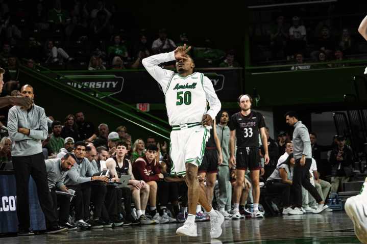 Career night from Fricks helps Herd move to 3