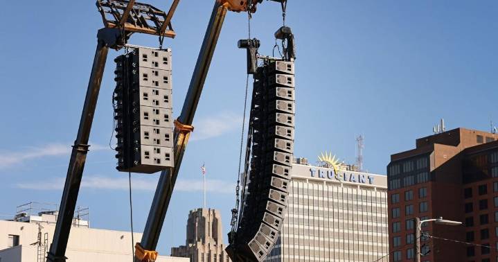 Sound tested for Winston-Salem NC downtown amphitheater