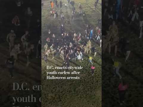 D.C. enacts citywide youth curfew after Halloween arrests