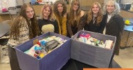 Cheney High School students donate toiletries to Spokane women's shelters