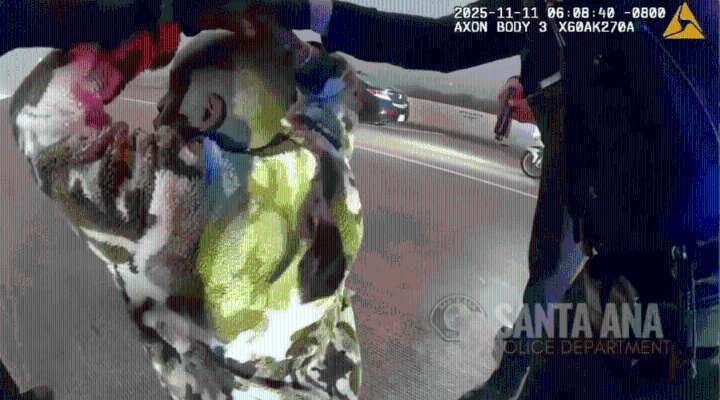 Man, 49, accused of trying to run over cop in Orange County