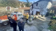 Un herido por el incendio de una casa rural en el barrio judío de Hervás