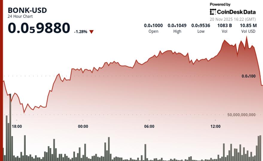 BONK Consolidates as Key Levels Drive Short