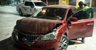 Conductor ebrio provoca choque por alcance en Nuevo Laredo