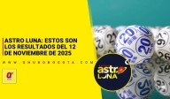 Astro Luna: estos son los resultados del sorteo del miércoles 12 de noviembre de 2025