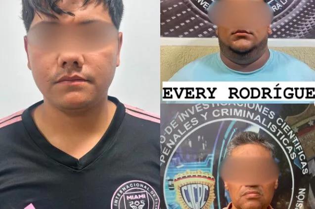 Detenidos tres miembros de la banda El Fliper por extorsiones en Aragua