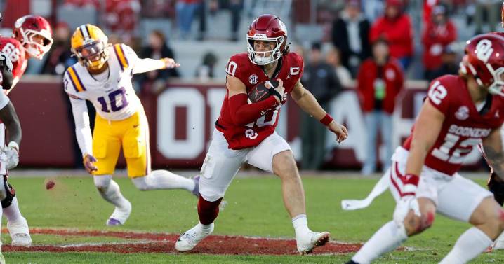 Mateer throws late TD pass, No. 8 Oklahoma beats LSU 17-13 to likely secure playoff spot