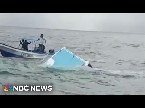Dozens of tourists rescued after catamaran sinks off the coast of the Dominican Republic
