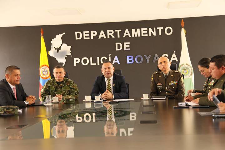 Boyacá se suma al “Plan Choque Seguridad 360” diseñado para combatir el crimen en el país.